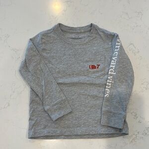 Vineyard Vines Football Boys Long Sleeve Pocket TShirt